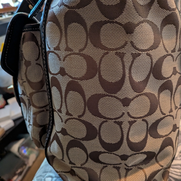 Vintage Coach Legacy Y2K Gigi 65th Anniversary Jacquard Canvas and Leather Bag - Picture 5 of 12